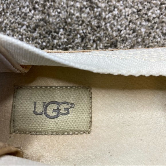 UGG Sammy Sneaker WHITE RIB KNIT 8.5 - Picture 10 of 10